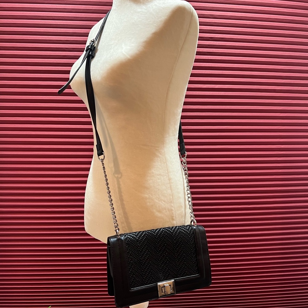 Woven crossbody bag